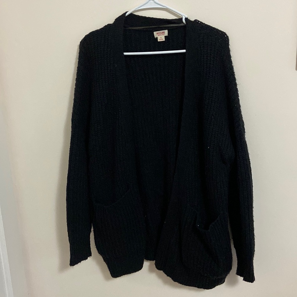 Over sized black cardigan. Small. Mossimo supply co.